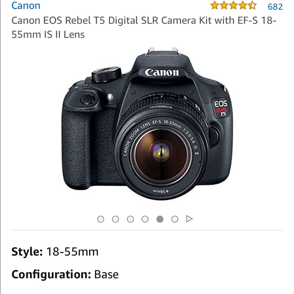 Canon Rebel T5 EOS Camera